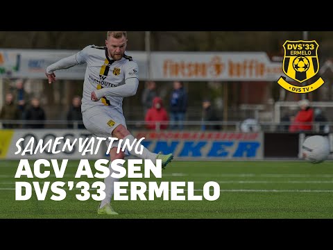 GEEN PUNTEN IN ASSEN | ACV ASSEN - DVS'33 ERMELO | Derde Divisie | Samenvatting