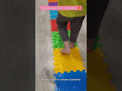 Килимок масажний "Пазли Мікс" 8 елементів