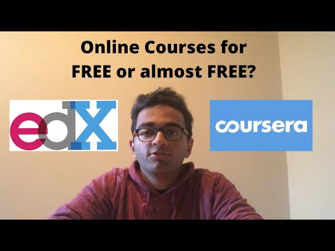 FREE ONLINE COURSES | How to get financial aid on Coursera and edX