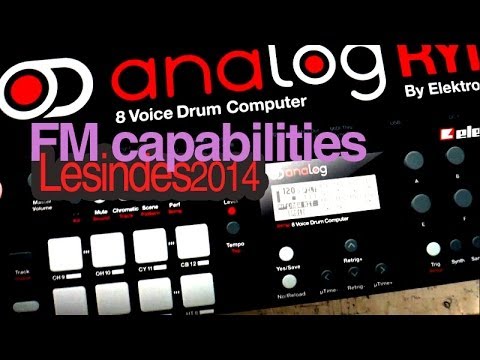 ELEKTRON ANALOG RYTM -- analog FM capabilities