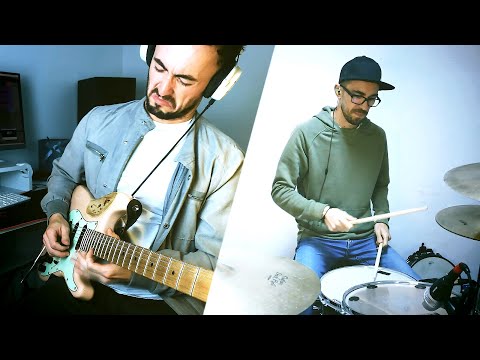 Epic cinematic guitar solo @toboalpha_drums @ikmultimedia #tonex #guitar