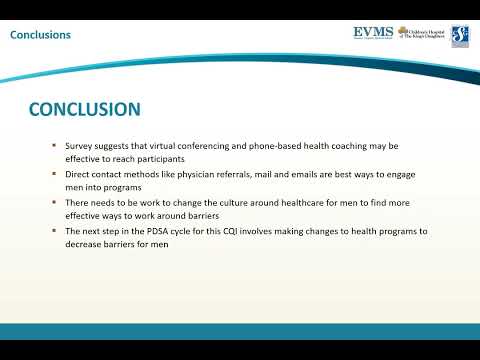 Thumbnail image of video presentation for CQI Finding methods to improve health programs to increase recruitment of men