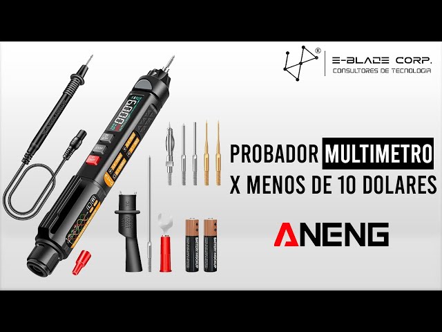 Vídeo relacionado con Multímetro de Clip de Pluma de Prueba SMD, Cable de Prueba de Multímetro de Medidor Portátil para Medición de Línea de Placa de Circuito de Precisión
