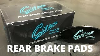 Rear Brake Pads Replacement | Honda S2000