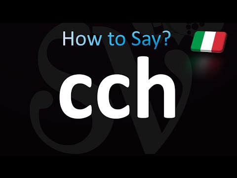 How to Pronounce ''CCH'' in Italian like GNOCCHI (Examples of Words)