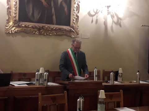 Giuramento sindaco di Portoferraio Zini