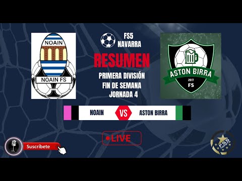Resumen J4 Noain - Aston Birra (5-3) Liga Fin de Semana 1a Div.