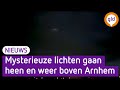 Mysterieuze lichten gingen vannacht heen en weer boven Arnhem