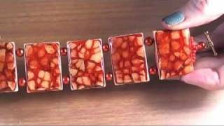 How to Make Eggshell Mosaic Bracelet by Tiffany Windsor