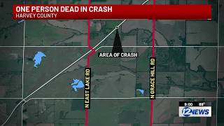 1 person dead in Harvey County crash