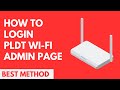 How To Login To PLDT WiFi Admin Page