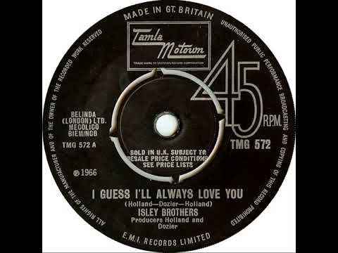 UK New Entry 1966 (274) Isley Brothers - I Guess I'll Always Love You