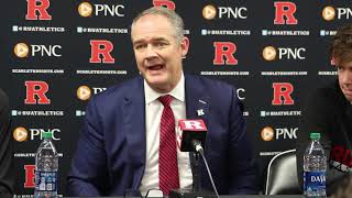 Steve Pikiell talks victory over Bryant -- Rutgers Scarlet Knights Basketbal