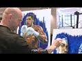 MASTER ARTIST PATRICK KILLIAN DISPLAYS NEW ARTWORK FOR JOSHUA VS RUIZ, GIVES BREAKDOWN OF THE FIGHT