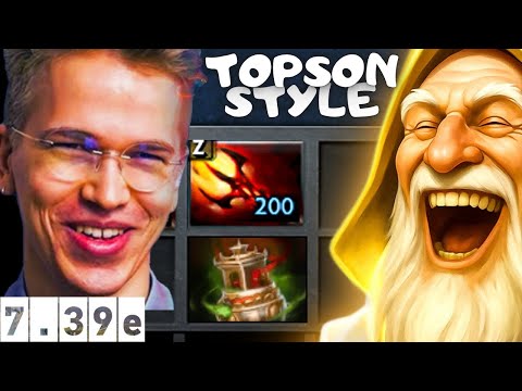 Topson Style KOTL Gameplay | Dota 2 7.39e