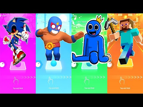 TILES HOP - SONIC EXE vs RAINBOW FRIENDS vs MINECRAFT