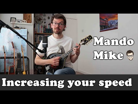 Increasing your speed - using The Silver Spire Reel - Mandolin Lesson (Advanced)