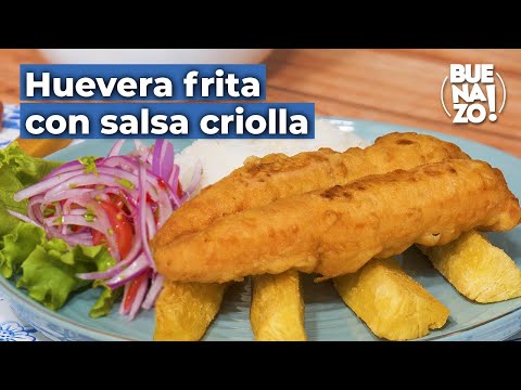 Cómo preparar huevera de #pescado frita con salsa criolla para #semanasanta | Buenazo!