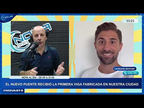 Una empresa local provee las vigas del nuevo puente Santo Tomé - Santa Fe