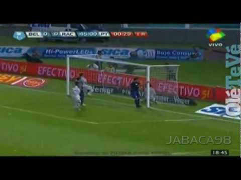 Belgrano vs Racing (1-0) - Torneo Inicial 2012 Fecha 6 - Gol de Carranza - HD -