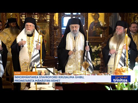 Înmormântarea Stavroforei Ierusalima Ghibu, proinstareța Mănăstirii Râmeț