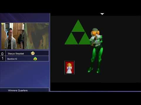 MMOM 165 SSBM - Bonfire10 (Sheik) Vs. Stacy's Stepdad (Peach) - Melee WQF