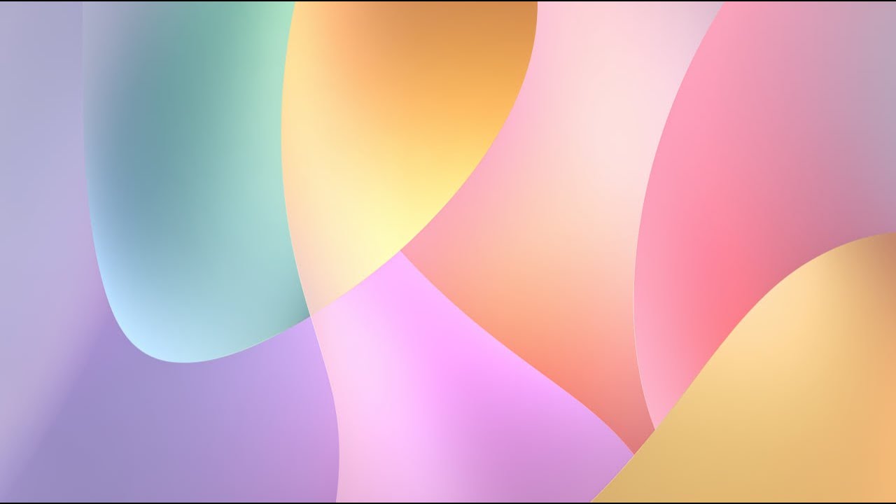 Minimal abstract background, pastel colors