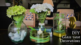 4 Easy Way to Decorate Glass Vase | Craft Ideas for glass vases