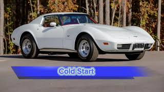 1977 Chevrolet Corvette L82 Cold Start