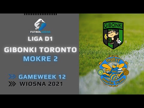 Mokre Mucha Team II - Gibonki Toronto - Liga D1 (12. kolejka Wiosna 2021)