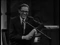 tom lehrer - when you are old and gray (live good footage)