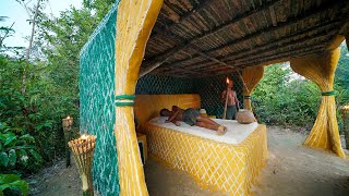 Build Most Living Room Underground House With Bath Pool Part 02