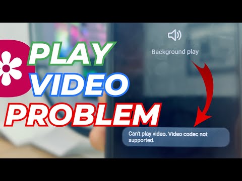 How to Fix Can't play video. Video codec not supported Problem