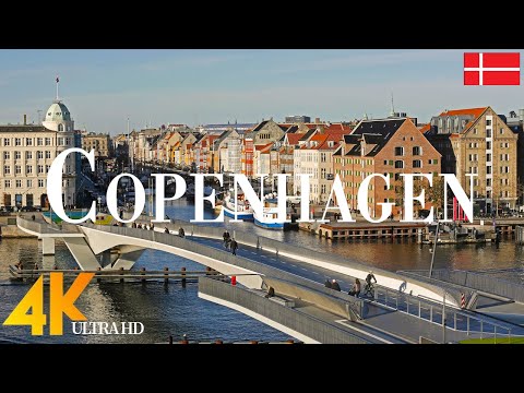 Copenhagen 4K drone view • Amazing Aerial View Of Copenhagen | Relaxation film with calming music