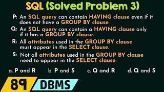 SQL - Solved Problem 3