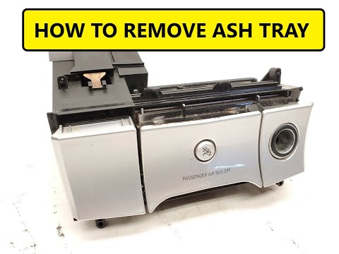 Chrysler Crossfire How To Remove Ash Tray Assembly From Center Console