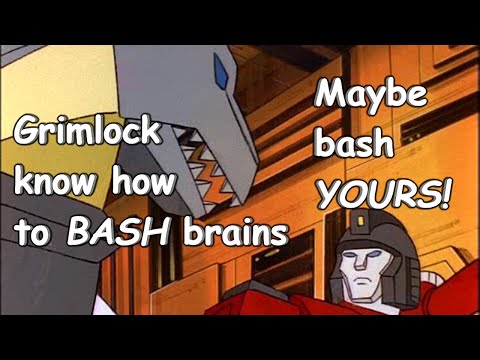 Transformers G1 Cartoon - Funny Dinobots clips