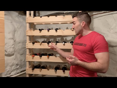 DIY Wine Rack Using Simple Tools