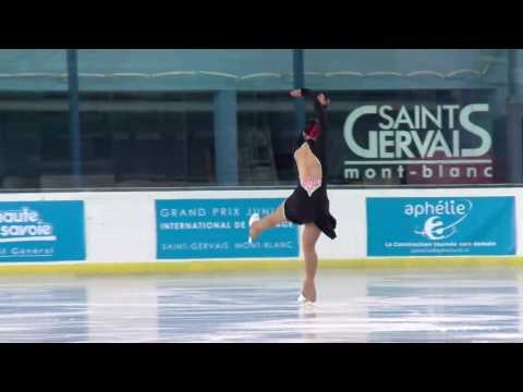 2016 ISU Junior Grand Prix - St. Gervais - Ladies Short Program - Aiza MAMBEKOVA KAZ