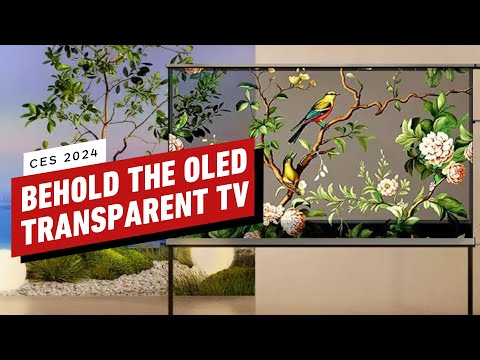 LG 推出新款「透明」電視，非常適合打遊戲！ (LG's New Transparent TV is Perfect for Gaming (It's a 4K OLED TV with 120Hz and VRR Support!))
