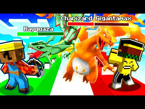 MINECRAFT BUT ALL COLORED POKEMON ARE BANNED!