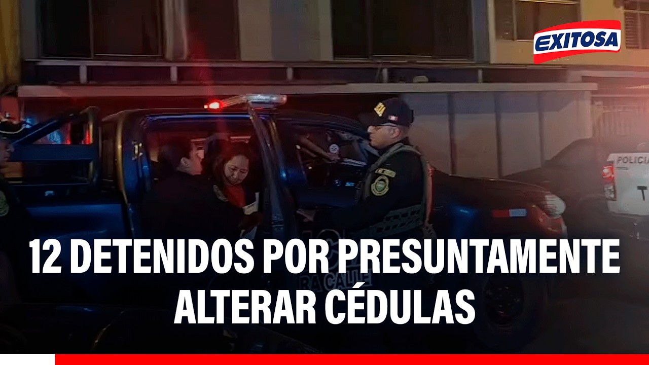 🔴🔵 12 personas permanecen detenidas por 24 horas por presuntamente alterar cédulas de votación