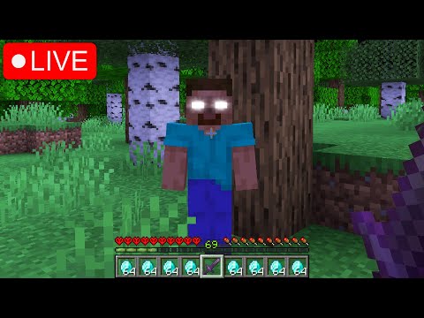 Herobrine is After Me in Minecraft Hardcore LIVE