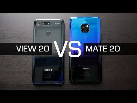 Обзор Honor View 20 и сравнение с Huawei Mate 20