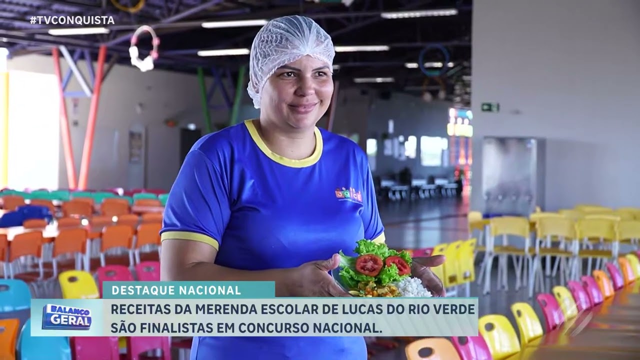 Merenda de Lucas do Rio Verde é finalista em concurso nacional de alimentação saudável