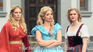CINDERELLA vs BELLE  Princess Rap Battle Sarah Michelle Gellar &amp; Whitney Avalon