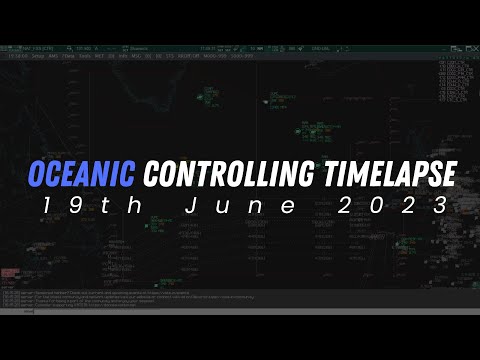Gander/Shanwick Oceanic Timelapse