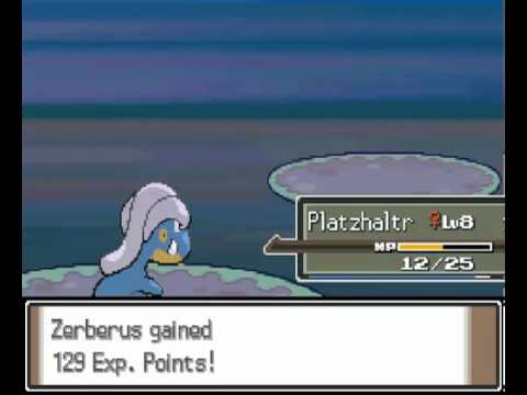 Lets Play Pokemon Platinum Enhanced German - Part 4 (Hartes Wasser und die Crit-Show)