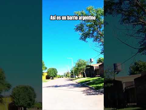 👀 Mirá cómo es un barrio real de Argentina 🇦🇷
