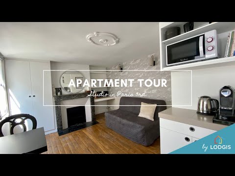 Apartment Tour // Furnished  18m2 in Paris – Ref : 10324303